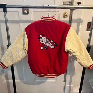 Cincinnati Reds Vintage Leather Puma Jacket